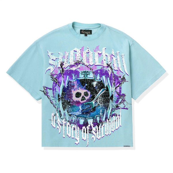 ハルニシオン　芹沢心色　Tシャツ SUGARHILL SURVIVAL TEE BABY BLUE – Entourage Streetwear